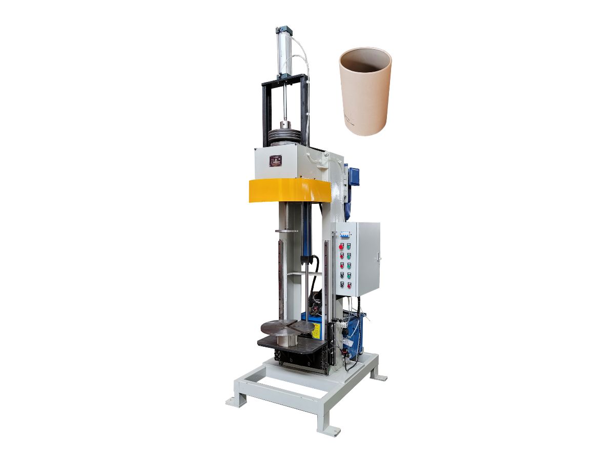 Vertical barrel edge curling machine(Bucket mouth closing)